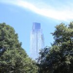 Millennium tower building in Boston