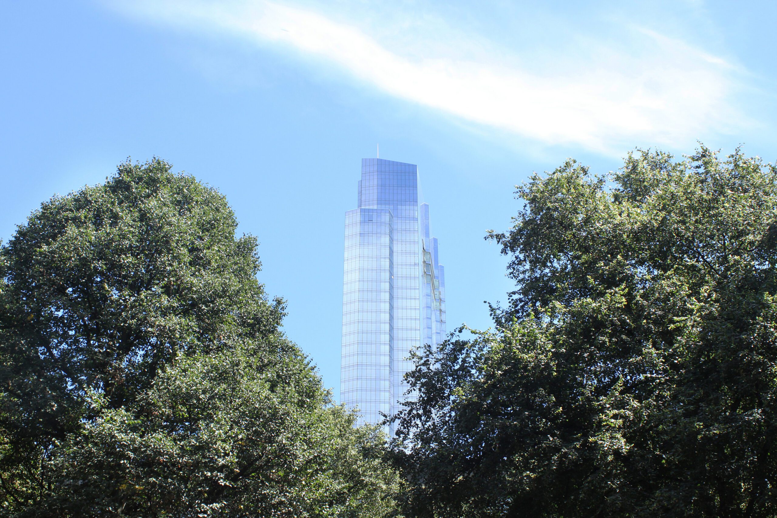 Millennium tower building in Boston